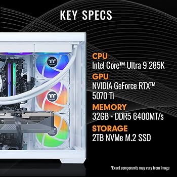 Amazon.com: Thermaltake LCGS View u2870TS-380 Gaming Desktop